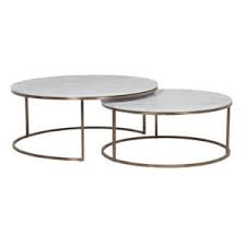 Coordinate perfectly with our range of lounge furniture. Elle Round Nest Coffee Table White Gold Ash Road