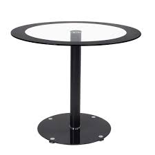 Maybe you would like to learn more about one of these? Joolihome Round Dining Table Compact Pedestal Glass 90cm Diameter With Chrome Leg Furniture For Dining Room Kitchen Office Lounge Buy Online In Dominica At Dominica Desertcart Com Productid 107652362