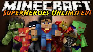 We found superhero luckyblocks in minecraft! Minecraft Mod Tanitimi Superheroes Unlimited Modu Youtube
