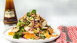 The dressing was full of flavor and good for summer time salad. Chinese Chicken Salad Recipe What S For Dinner Recipe Chinese Chicken Salad Chinese Chicken Salad Recipe Hearty Salad Recipes