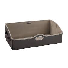 Perfect for storing frequently used items, tools, containers or small products. Closetmaid 11 In D X 8 In H X 21 In W Grey Fabric Cube Storage Bin 31493 The Home Depot