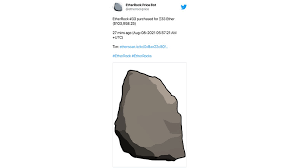 An Ethereum Based Rock Nft Sold For An Exorbitant Price Latest News