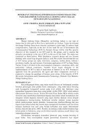 Jurnal studi komunikasi dan media is a scientific journal that accommodates articles of research and studies in the field of communication, media, digitalization, and information technology. Pdf Penerapan Teknologi Informasi Dan Komunikasi Tik Pada Kelompok Tani Mangga Gedong Gincu Dalam Menghadapi Pasar Bebas