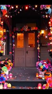 Dia De Los Meurtos Decorations Day Of The Dead Party Halloween Decorations Happy Halloween