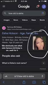 Eisha Hickson - Age, Family, Bio | Famous Birthdays