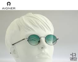 Small Round Sunglasses Men Aigner Ea 406 54 Vintage 90s Etsy Round Sunglasses Small Round Sunglasses Circle Sunglasses Men
