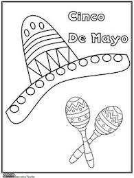 Cinco De Mayo Coloring Page Freebie Cinco De Mayo Fun Classroom Activities Coloring Pages