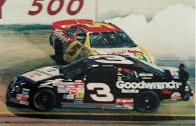 Earnhardt has a history of concussions; Bristol Last Lap Spin Dale Earnhardt Sr And Terry Labonte Nascar Race Cars Dale Earnhardt Chevrolet Terry Labonte