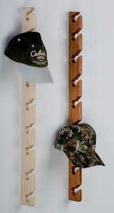 Hat And Cap Racks Assorted Hardwoods Woodworking Projects Wooden Hat Rack Diy Hat Rack