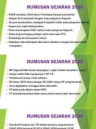 Dskp sejarah tahun 4(print hand out). Rumusan Dskp Sejarah