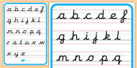 Cursive Handwriting And Letter Formation Pack Teacher Made