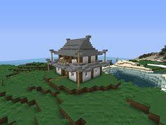 Cobblestone, white wool, dark wooden planks . Asian Minecraft