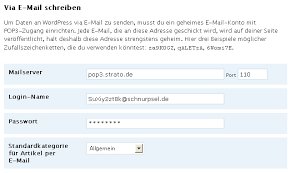 Wie heißt es denn nun richtig: Mit Wordpress Per E Mail Bloggen Schnurpsel