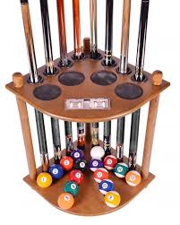 Well you're in luck, because here they come. Pool Cue Rack Holds 8 Cues And Full Set Of Billiard Balls With Oak Finish Iszybilliards Pool Cue Rack Oak Finish Billiards