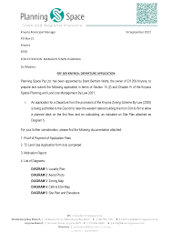 Planning Space Pty Ltd. has been appointed by Brent Bertram Watts, the  owner of Erf 209 Knysna, to prepare and submit the follow