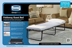 This lightweight, single size mattress measures 75 l x 31 w and features a 3 thick plush memory foam, which consists of. Is Simmons A Good Mattress Brand Memory Foam Foldable Beds