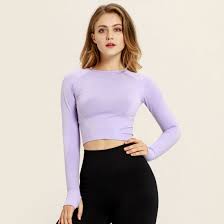 Maybe you would like to learn more about one of these? Yoga Tops Women S Sports Tight Long Sleeved Clothes Ladies Exposed Navel Quick Drying Clothes Trend China Yoga Wear And Yoga Set Price Made In China Com