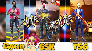 One can fire at outside foes from within force field. Three Noob In One Match Gyan Gsk Tsg Squad Pro Gameplay Garena Free Fire Youtube