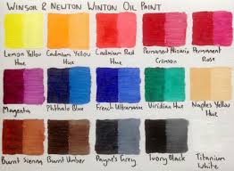 45 Abundant Oil Paints Colour Chart