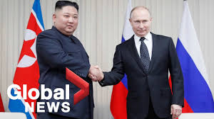 Trump's fanboying for dictators retweet came after he said kim jong un and vladimir putin were mentally very sharp compared with joe biden. Kim Jong Un And Putin Hold First Ever Summit Meeting Youtube