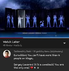 Sergey Lazarev You Are The Only One Russian Version Esc 2019 Meme Funny Russia Sergey Lazarev Scream Funny Memes Memes Jokes