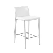 Adjustable hex design barstool in bonded leather, set of 2. 9 White Bar Stools Ideas Bar Stools White Bar Stools Bar Furniture