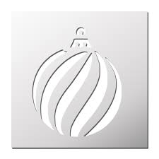 Pochoir Boule De Noel Pochoir Noel Pochoir Noel