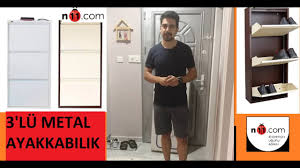 Kapıönü 3 lü kilitli beyaz metal ayakkabılık modelleri. N11 De Satilan 3 Lu Metal Ayakkabilik Kutu Acilimi Youtube