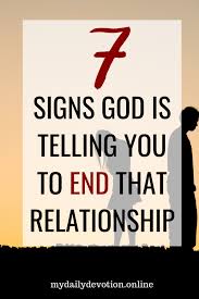 Apr 19, 2004 · abraham said that god would send an angel to help his servant find a wife. 7 Signs God Is Telling You To End A Relationship My Daily Devotion