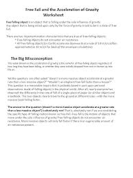 Free fall problems worksheet physics name period for the following problems, show all work and write the answers in the correct blank. Free Fall And The Acceleration Of Gravity Worksheet Ppt Download