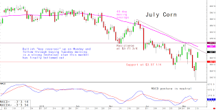 Daily Technical Spotlight July Corn Rosenthal Collins Group