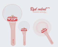 Red Velvet Official Lightstick Ea Red Velvet Lightstick Red Velvet Velvet