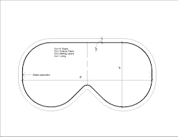 Follow us for free patterns & tutorials! Sleeping Mask With Pattern Bath And Beauty Sewing Accessories Diy Sleep Mask Sewing Projects