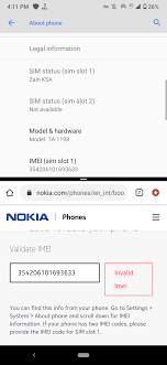 Nokia 6.1, 6.2, 7.2, 6.1 plus, 7.1 and nokia 7 plus based on android 11 . Invalid Imei While Applying For Bootloader Unlock Nokia Phones Community