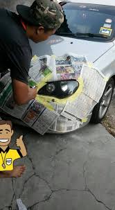 Cara nak waxkan lampu kereta. Cara Mudah Dan Murah Cantikkan Kembali Lampu Kereta Yang Dah Bertukar Kuning Modal Hanya Rm23 Tapi Hasil Macam Lampu Baru Siakap Keli News