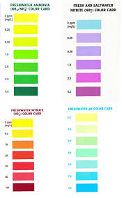 aquarium pharmaceuticals nitrate test color chart aquarium