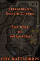 The ranger grins and stows the crumpled bounty letter in his coat pocket. Feezalmud S Goblin Cavern Battlemap The War Of Auraspure The War Of Auraspure Battlemaps Drivethrurpg Com