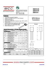 9018 Datasheet Equivalent Cross Reference Search