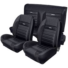 Deluxe Pony Upholstery For 1964 1 2 1966 Mustang 2 2 Fastback W Bucket Seats Front Rear 1966 Mustang Coupe Mustang Coupe Mustang Convertible