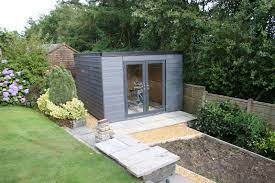 Insulated Garden Studio Office Room Self Build Sip Kit Foundations Epdm Roof Garden Buildings Garden Studio Garden Studio Office