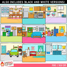 On the ground floor (or downstairs) there's usually a hall (where you go in) and then other rooms, such as. Rooms Of The House Clipart Worksheets Teaching Resources Tpt