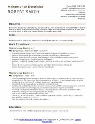 A resume for an electrician position is the most critical tool containing different sections and bullet points. Maintenance Electrician Resume Samples Qwikresume