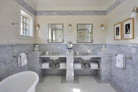 Bathroom wainscoting with tile border / wainscoting and tiling a half bath hgtv. Marble Slab Wainscoting Cottage Bathroom John Hummel