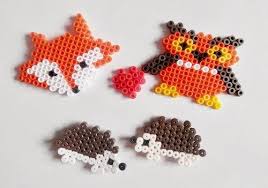 Vive L Automne Avec Les Perles Hama Modeles Hama Perles Hama Perle Hama Modele Animaux Perles Hama