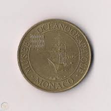 Plus de 2000 pièces de monnaies euro en stock. Rare France Touristic Token Monnaie De Paris Musee Oceanographique Monaco 1729079837
