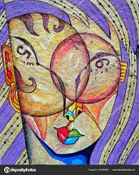 Cubista Surrealismo Mulher Pintura Moderna Design Abstrato Fotografias De Stock C Mayaartworks 361897990