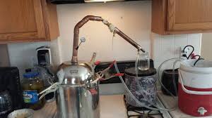 Diy Home Made Stock Pot Still With Doomed Top Moonshine Pot Still Bathroom Decor Moonshine