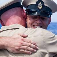 U.S. Navy Yeoman 2nd Class Inez Garza, assigned to