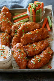 Buffalo Chicken Strips With Buffalo Ranch The Real Food Dietitians
