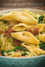 Cabbage Pasta With Bacon Mustard Recipe Cabbage And Bacon Cooked Pasta Recipes Best Pasta Recipes
